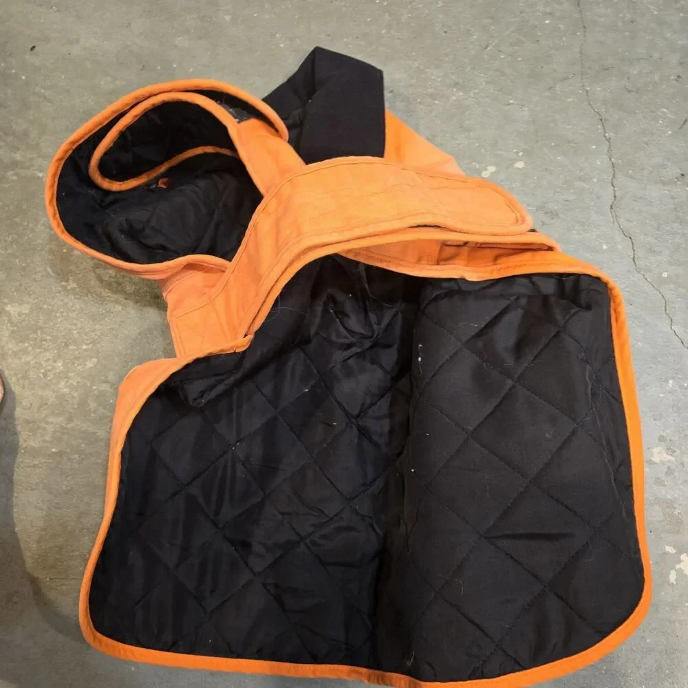 Carhartt Dog Coat Jacket XL Orange Canvas Excellent Hunt
